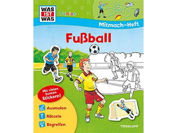 Ausmalbuch WAS IST WAS Junior, Mitmach-Heft Dinosaurier und Tiere der Urzeit