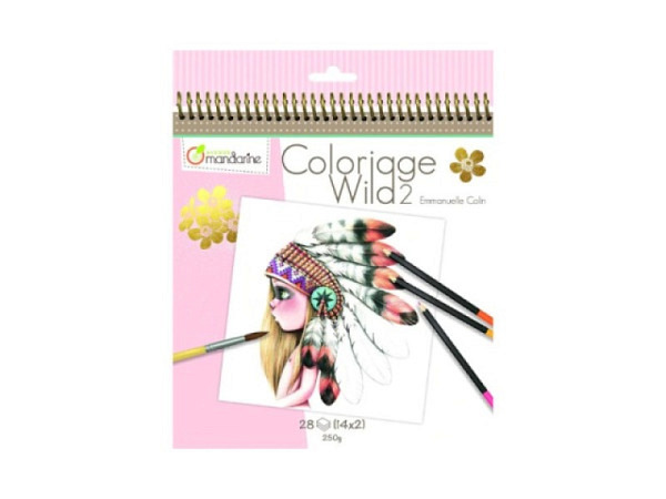 Ausmalbuch Clairefontaine Avenue Mandarine Coloriage Wild 2