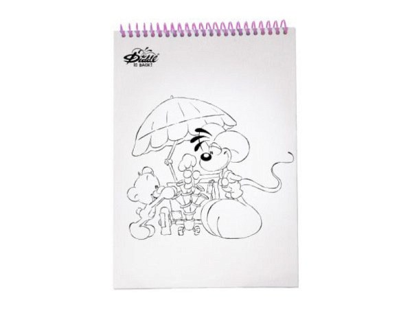 Ausmalbuch Diddl A4 rosa