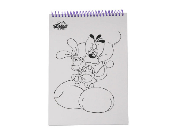 Ausmalbuch Diddl A4 lila