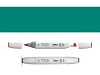 Filzstift Touch Pinselstift 53 turg green
