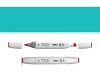 Filzstift Touch Pinselstift 57 turquoise green light