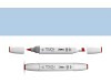 Filzstift Touch Pinselstift 272 grayish blue pale