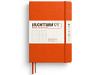 Notizbuch Leuchtturm Medium punktkariert Hardcover Pumpkin