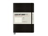 Notizbuch Leuchtturm medium punktkariert schwarz, 145x210mm, Softcover