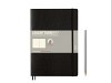 Notizbuch Leuchtturm Composition punktkariert schwarz, Softcover