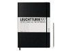 Notizbuch Leuchtturm Master Slim liniert schwarz 225x315
