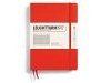 Notizbuch Leuchtturm Medium kariert Hardcover lobster rot