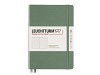 Notizbuch Leuchtturm Medium punktkariert Olive 145x210mm