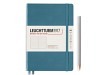 Notizbuch Leuchtturm medium punktkariert Stone Blue 145x210mm