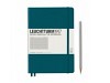 Notizbuch Leuchtturm medium kariert pacific green