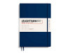 Notizbuch Leuchtturm Master Slim punktkariert Marine 225x315mm