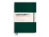 Notizbuch Leuchtturm Master Slim punktkariert Forest Green 225x315mm